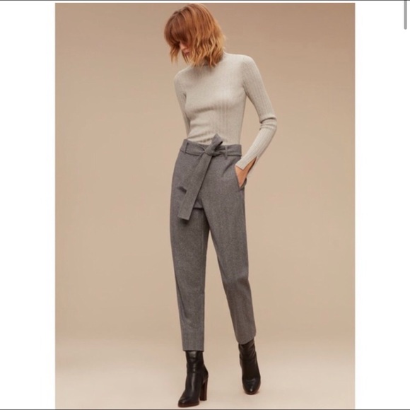 Wilfred High Rise Wool Jallade Pants - Picture 5 of 5